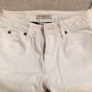 Burberry white jeans size 25